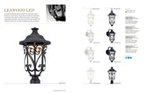 Progress Lighting Leawood LED 17-Watt 18.875-in White Transitional Outdoor Post Light