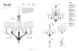 Progress Lighting Nealy 3-Light Brushed Nickel Modern/Contemporary Chandelier