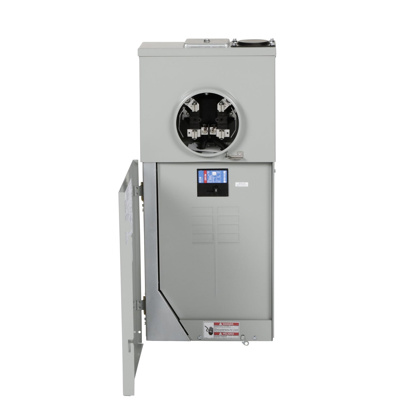 Eaton Type BR 200-Amp 8-space load center - front view