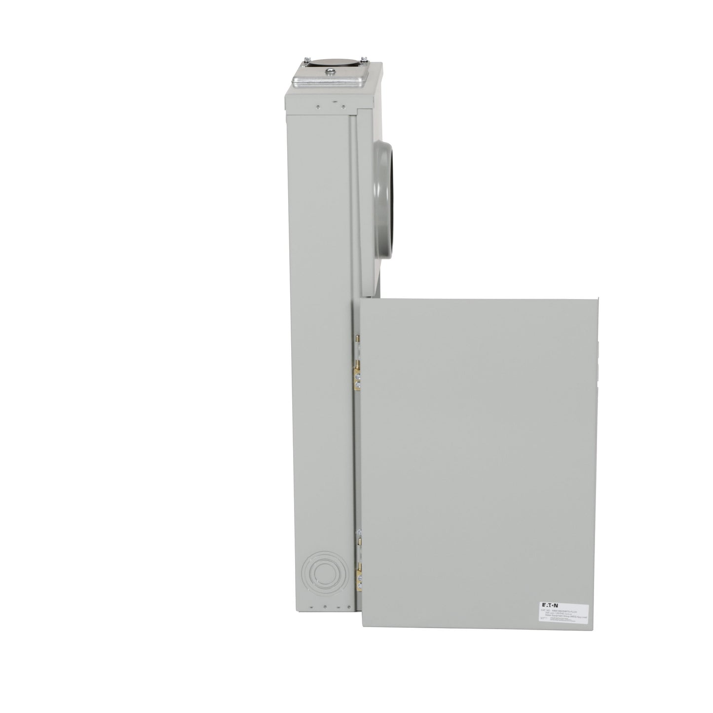 Eaton Type BR 200-Amp 8-space load center - detail view