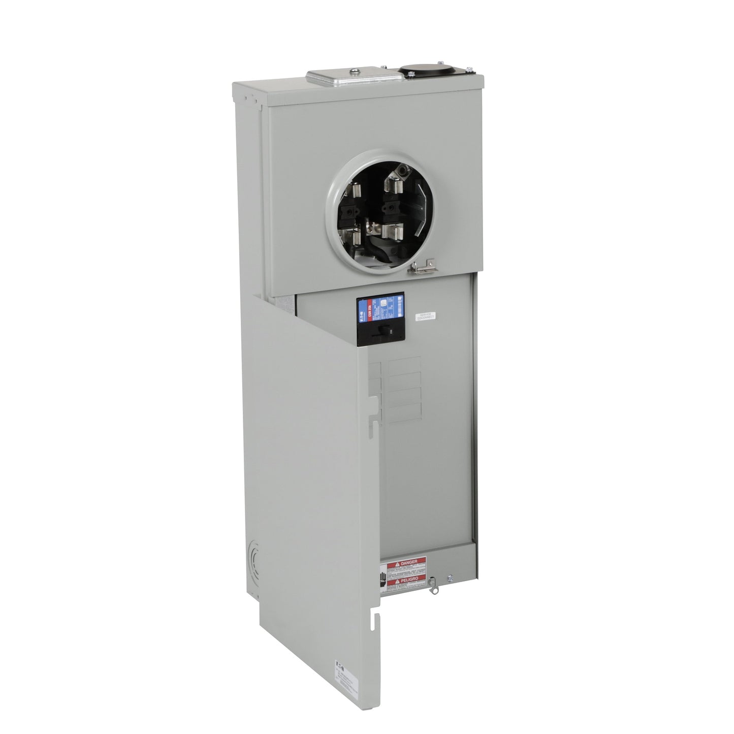 Eaton Type BR 200-Amp 8-space load center - label view