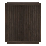 Hailey Home Alston Alder Brown 2-Shelf Office Cabinet