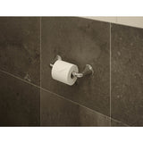 Symmons Elm Satin Nickel Surface Mount Single Post with Arm Toilet Paper Holder - Super Arbor