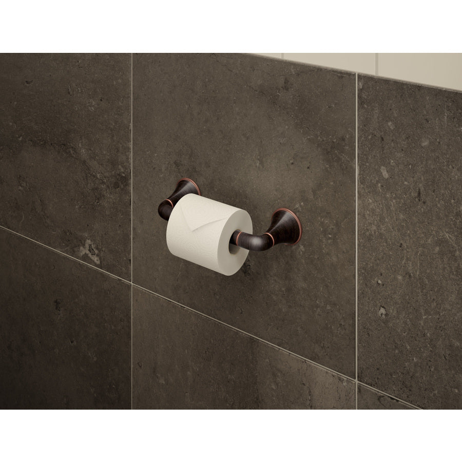 Symmons Elm Satin Nickel Surface Mount Single Post with Arm Toilet Paper Holder - Super Arbor