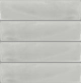 Satori Slate Gray 3-in x 12-in Glossy Ceramic Subway Wall Tile (0.24-sq. ft/ Piece)