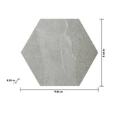 Satori Regent Argento 13-in x 13-in Matte Porcelain Stone Look Floor and Wall Tile (1.17-sq. ft/ Piece)