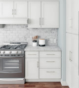 RELIABILT Fairplay 36-in W x 34.5-in H x 24-in D White 1-Drawer Base Ready To Assemble Plywood Cabinet (Recessed Panel Shaker Door Style)