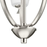 Progress Lighting Bravo 3-Light Brushed Nickel Transitional Chandelier