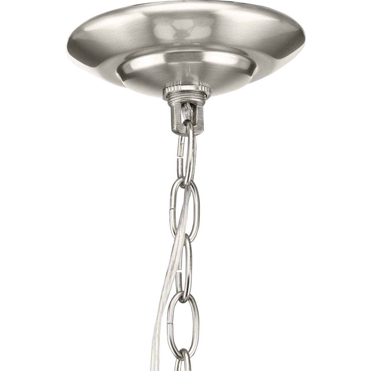 Progress Lighting Bravo 3-Light Brushed Nickel Transitional Chandelier