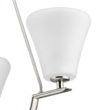Progress Lighting Bravo 3-Light Brushed Nickel Transitional Chandelier
