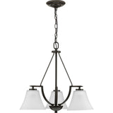 Progress Lighting Bravo 3-Light Antique Bronze Transitional Chandelier