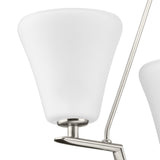 Progress Lighting Bravo 3-Light Brushed Nickel Transitional Chandelier
