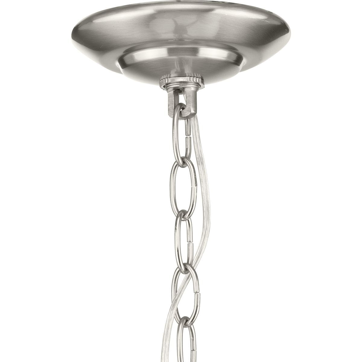 Progress Lighting Bravo 4-Light Brushed Nickel Transitional Chandelier