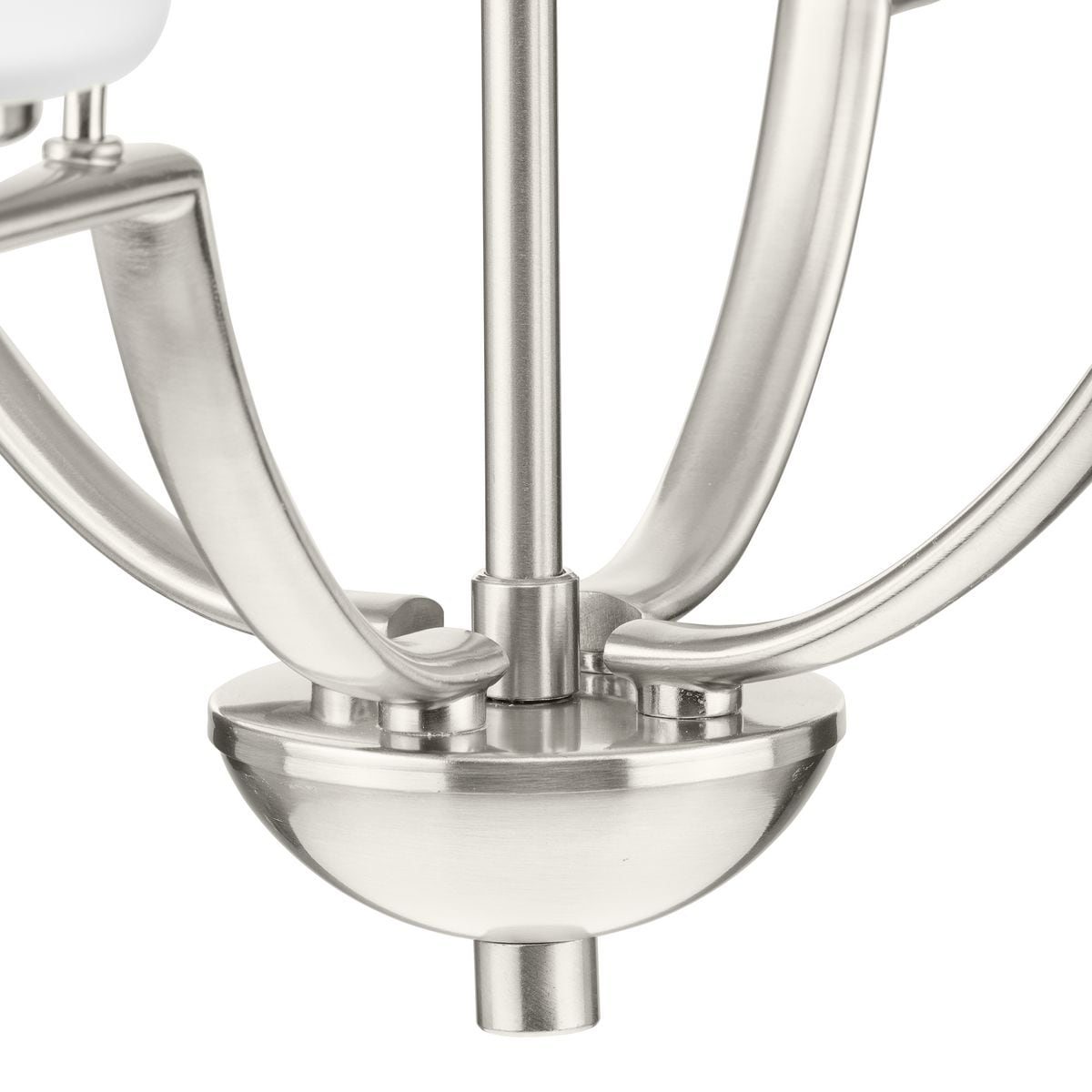 Progress Lighting Bravo 4-Light Brushed Nickel Transitional Chandelier