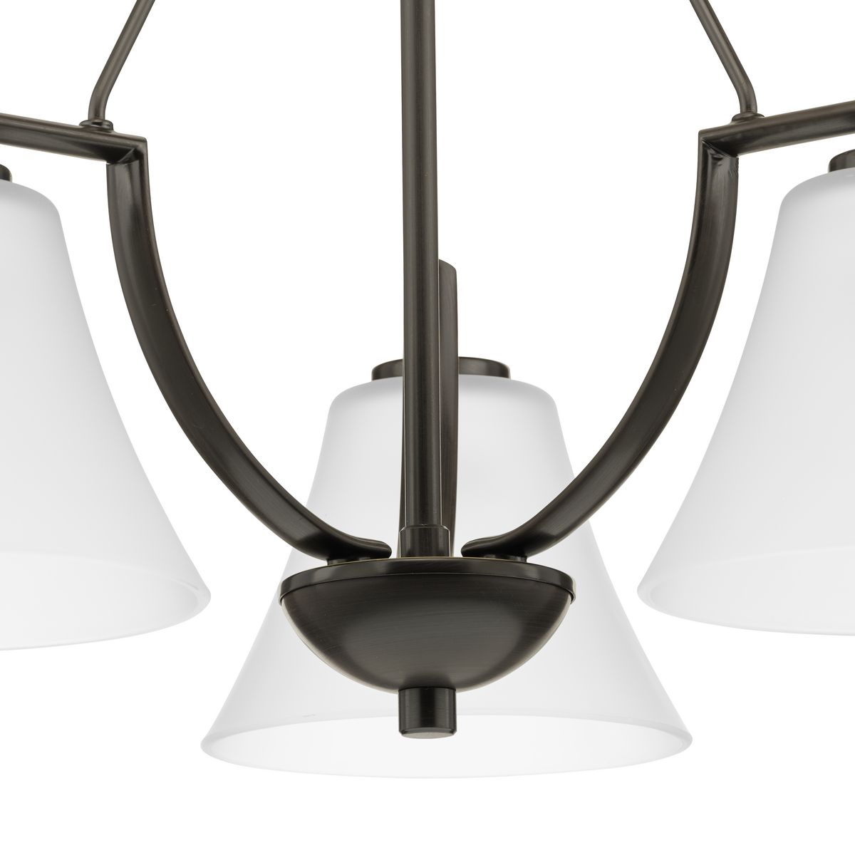 Progress Lighting Bravo 3-Light Antique Bronze Transitional Chandelier