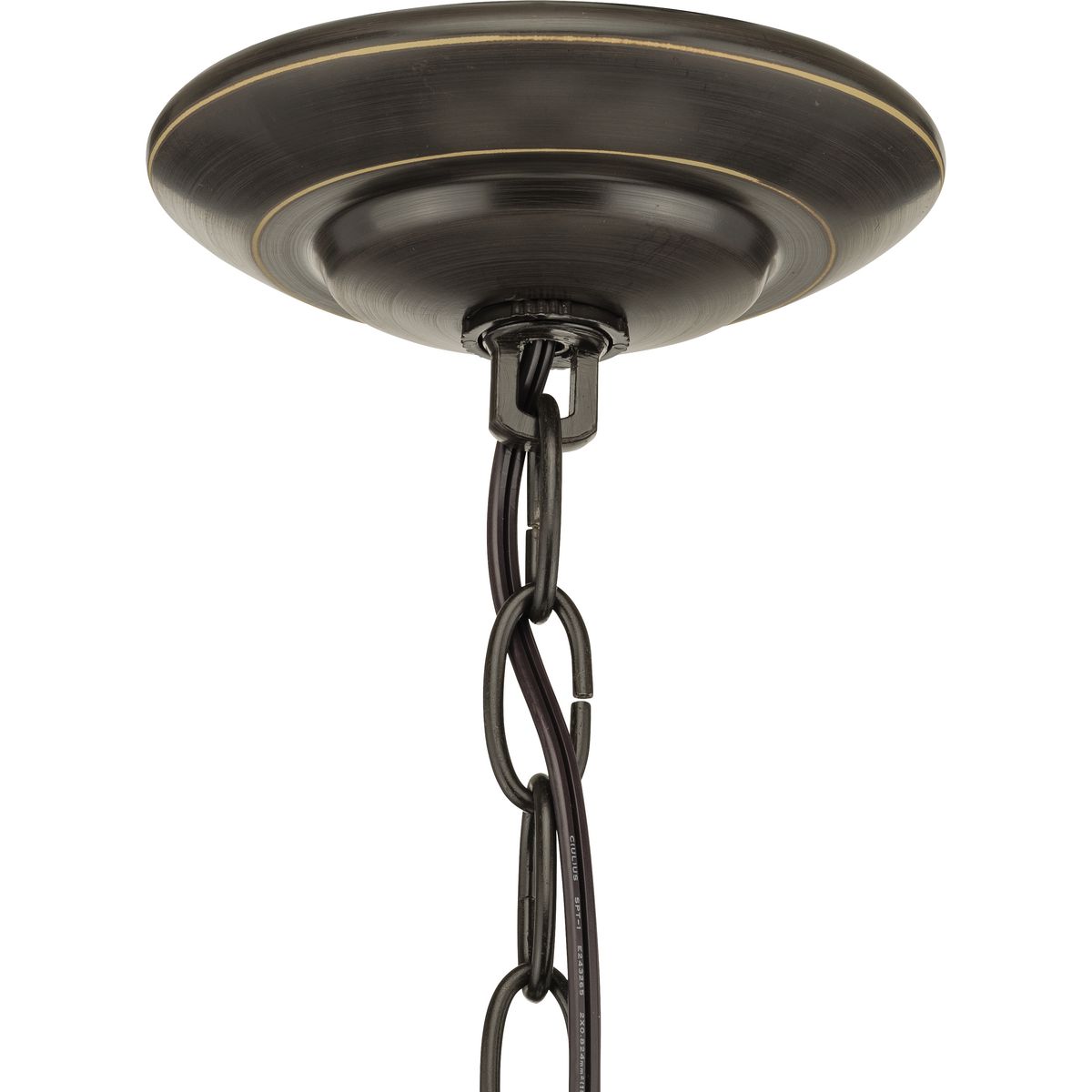 Progress Lighting Bravo 3-Light Antique Bronze Transitional Chandelier