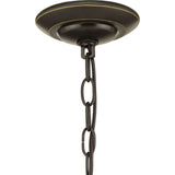 Progress Lighting Bravo 4-Light Antique Bronze Transitional Chandelier