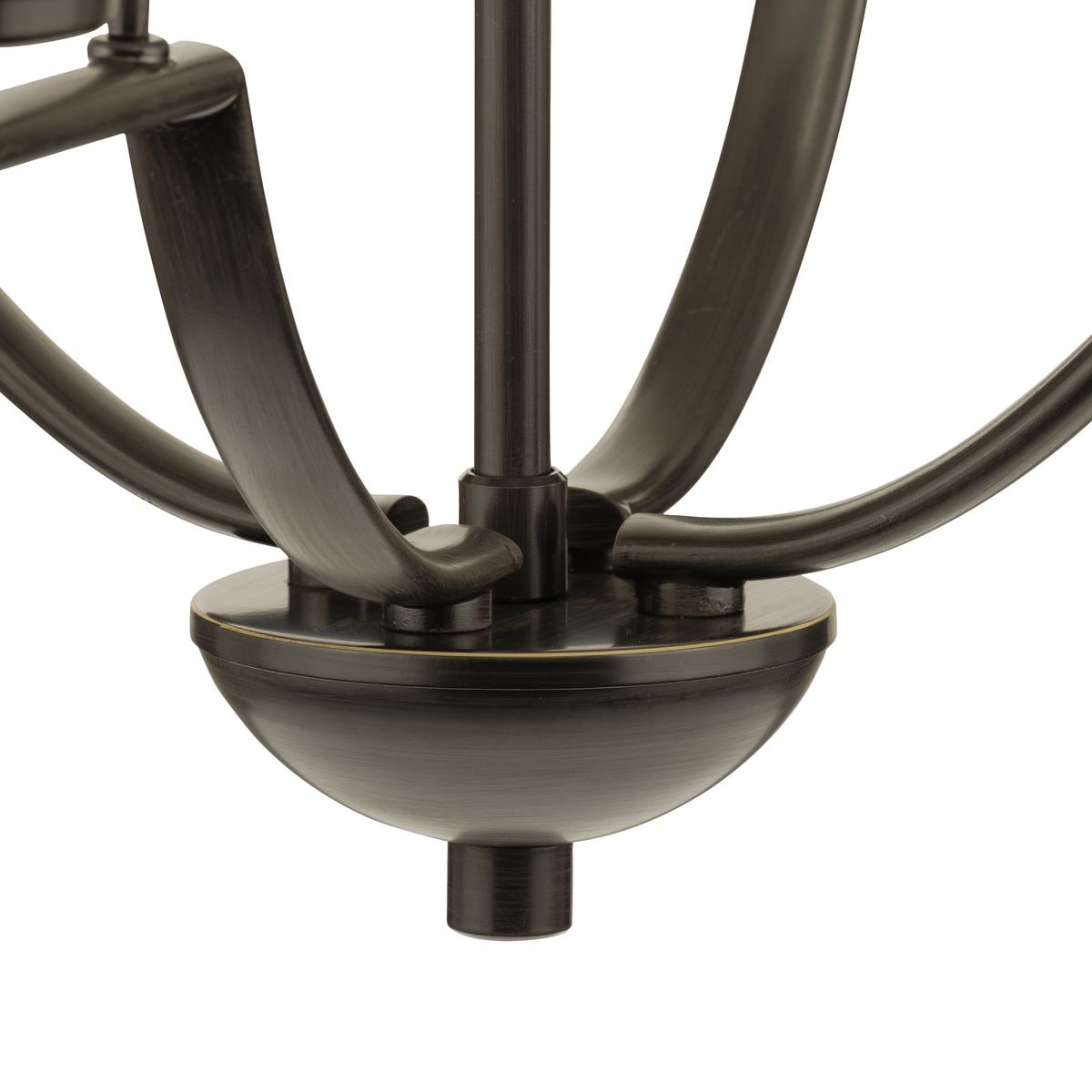 Progress Lighting Bravo 4-Light Antique Bronze Transitional Chandelier