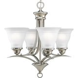 Progress Lighting Trinity 4-Light Brushed Nickel Transitional Chandelier