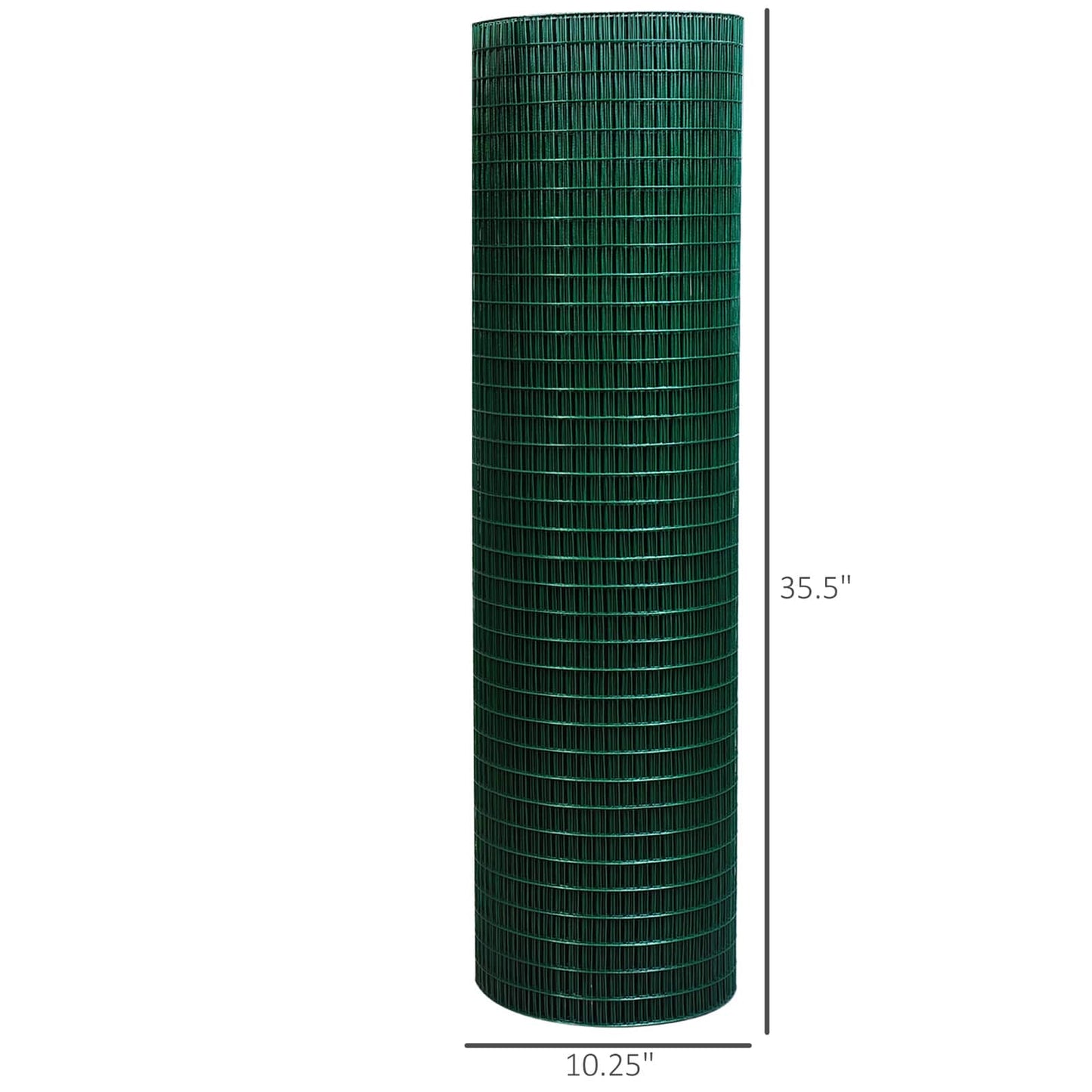 Kahomvis 98-ft x 2.96-ft 19-Gauge Green Metal Hardware Cloth Rolled Fencing with Mesh Size 1/2-in x 1/2-in