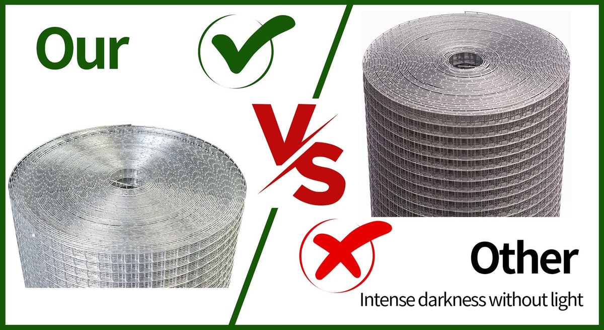 Kahomvis 23-Gauge Hardware Cloth Rolled Fencing, 100ft x 4ft