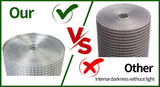Kahomvis 23-Gauge Hardware Cloth Rolled Fencing, 100ft x 4ft