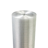 Kahomvis 100-ft x 4-ft 23-Gauge Silver Metal Hardware Cloth Rolled Fencing with Mesh Size 1/4-in x 1/4-in