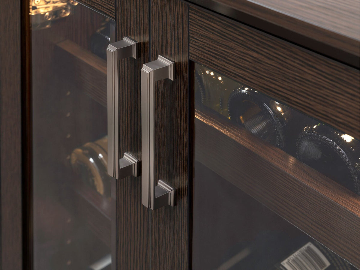 NewAge Products Home Bar 84-in x 85-in Brown Rectangle Bar Cabinet