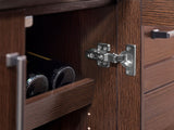 NewAge Products Home Bar 42-in x 85-in Brown Rectangle Bar Cabinet