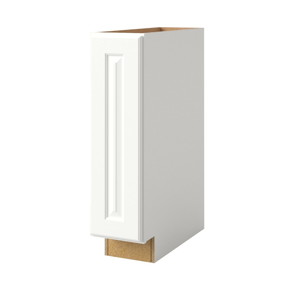 allen + roth Tilson 9-in W x 34.5-in H x 24-in D Linen Maple Pull-out Tray Divider Base Fully Assembled Cabinet (Raised Panel Square Style)