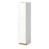 allen + roth Tilson 18-in W x 90-in H x 24-in D Linen Pantry Fully Assembled Cabinet (Raised Panel Square Door Style)