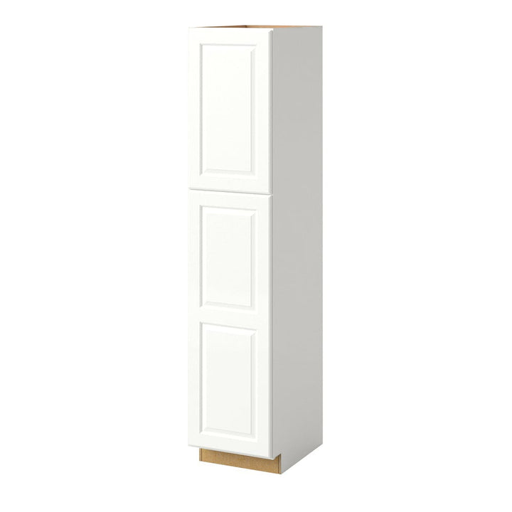allen + roth Tilson 18-in W x 84-in H x 24-in D Linen Pantry Fully Assembled Cabinet (Raised Panel Square Door Style)