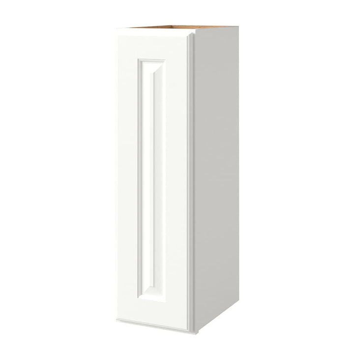 allen + roth Tilson 9-in W x 30.125-in H x 12-in D Linen Wall Fully Assembled Cabinet (Raised Panel Square Door Style)