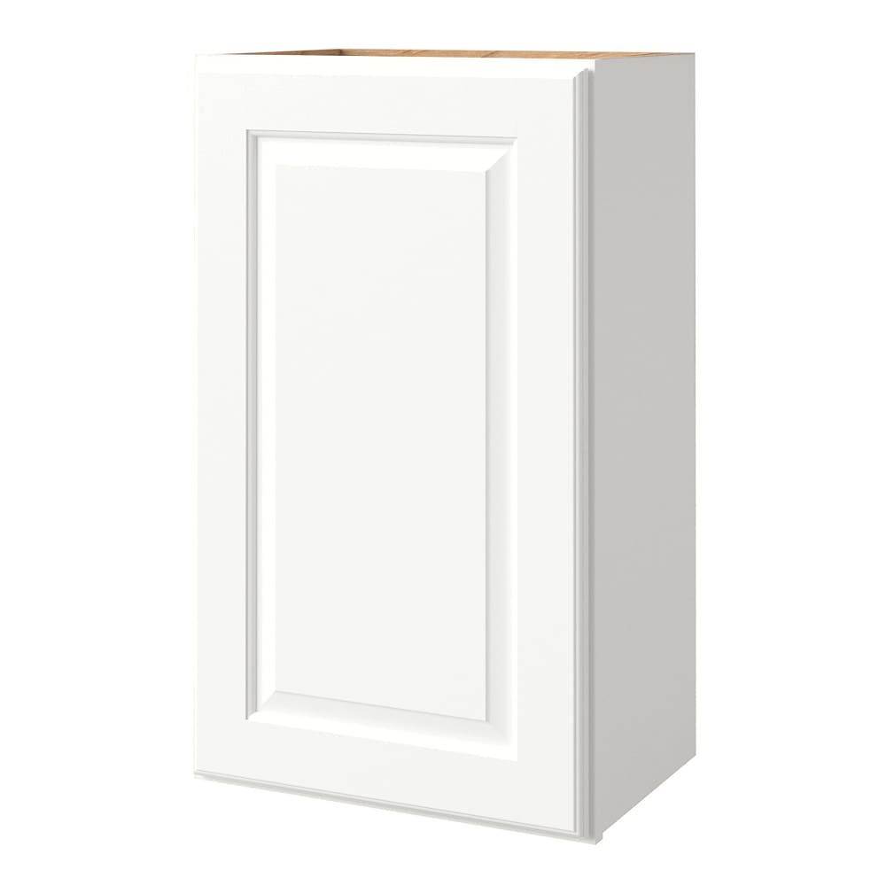 allen + roth Tilson 18-in W x 30.125-in H x 12-in D Linen Wall Fully Assembled Cabinet (Raised Panel Square Door Style)