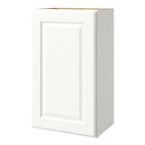 allen + roth Tilson 18-in W x 39.125-in H x 12-in D Linen Wall Fully Assembled Cabinet (Raised Panel Square Door Style)