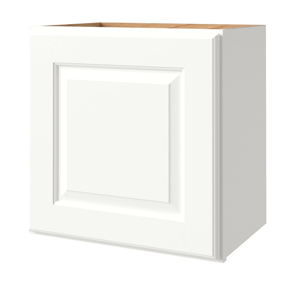 allen + roth Tilson 18-in W x 18.125-in H x 12-in D Linen Wall Fully Assembled Cabinet (Raised Panel Square Door Style)