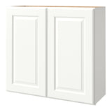 allen + roth Tilson 30-in W x 30.125-in H x 12-in D Linen Wall Fully Assembled Cabinet (Raised Panel Square Door Style)