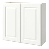 allen + roth Tilson 30-in W x 39.125-in H x 12-in D Linen Wall Fully Assembled Cabinet (Raised Panel Square Door Style)