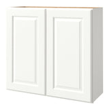 allen + roth Tilson 33-in W x 30.125-in H x 12-in D Linen Wall Fully Assembled Cabinet (Raised Panel Square Door Style)