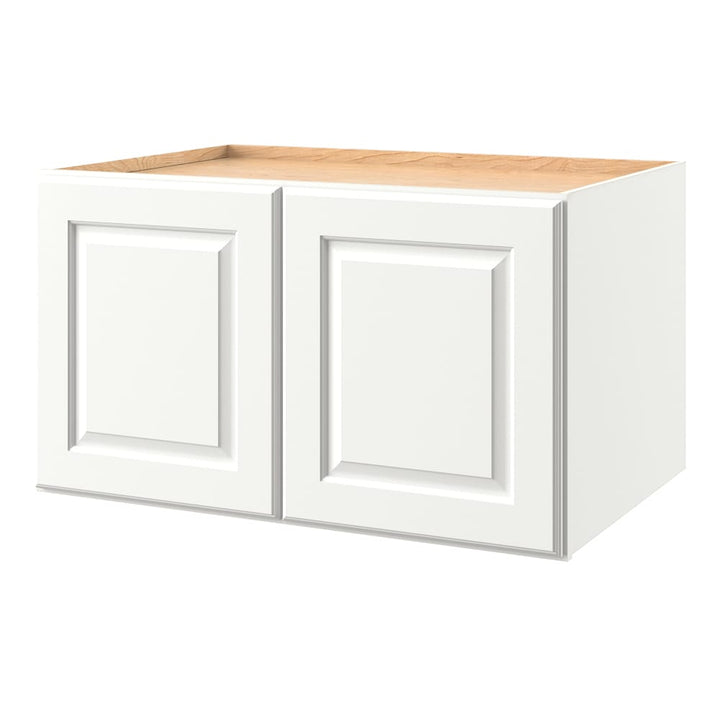 allen + roth Tilson 36-in W x 20.625-in H x 24-in D Linen Wall Fully Assembled Cabinet (Raised Panel Square Door Style)
