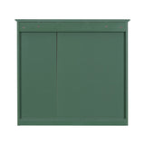 Siavonce 30-in x 28-in Surface Mount Green Mirrored Soft Close Medicine Cabinet