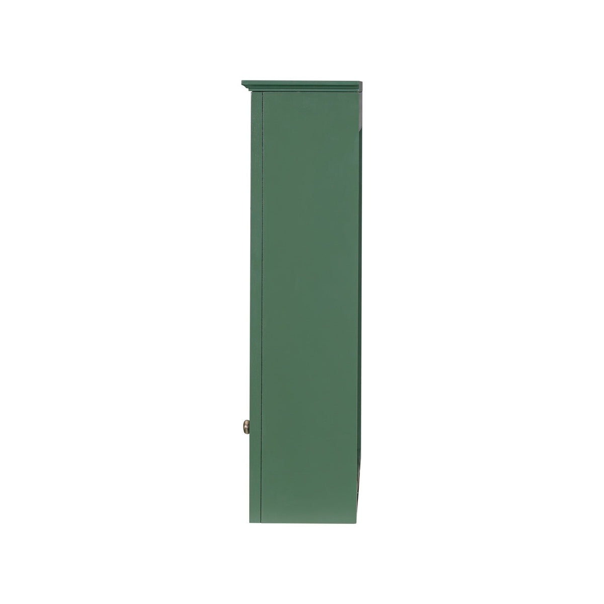 Siavonce 30-in x 28-in Surface Mount Green Mirrored Soft Close Medicine Cabinet