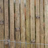 Backyard X-Scapes 6-ft x 16-ft Bamboo Semi-privacy No Dig Fence Panel