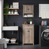 RiverRidge Hayward 22.81-in x 24.5-in x 7.88-in Light Veneer Woodgrain Bathroom Wall Cabinet