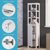 RiverRidge Madison 15.75-in x 67-in x 11.81-in White Freestanding Linen Cabinet