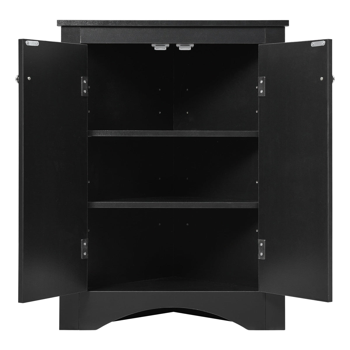 Siavonce 17-in W x 32-in H Mdf Black Wall-mount Utility Storage Cabinet