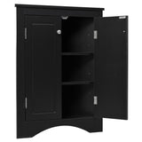 Siavonce 17-in W x 32-in H Mdf Black Wall-mount Utility Storage Cabinet
