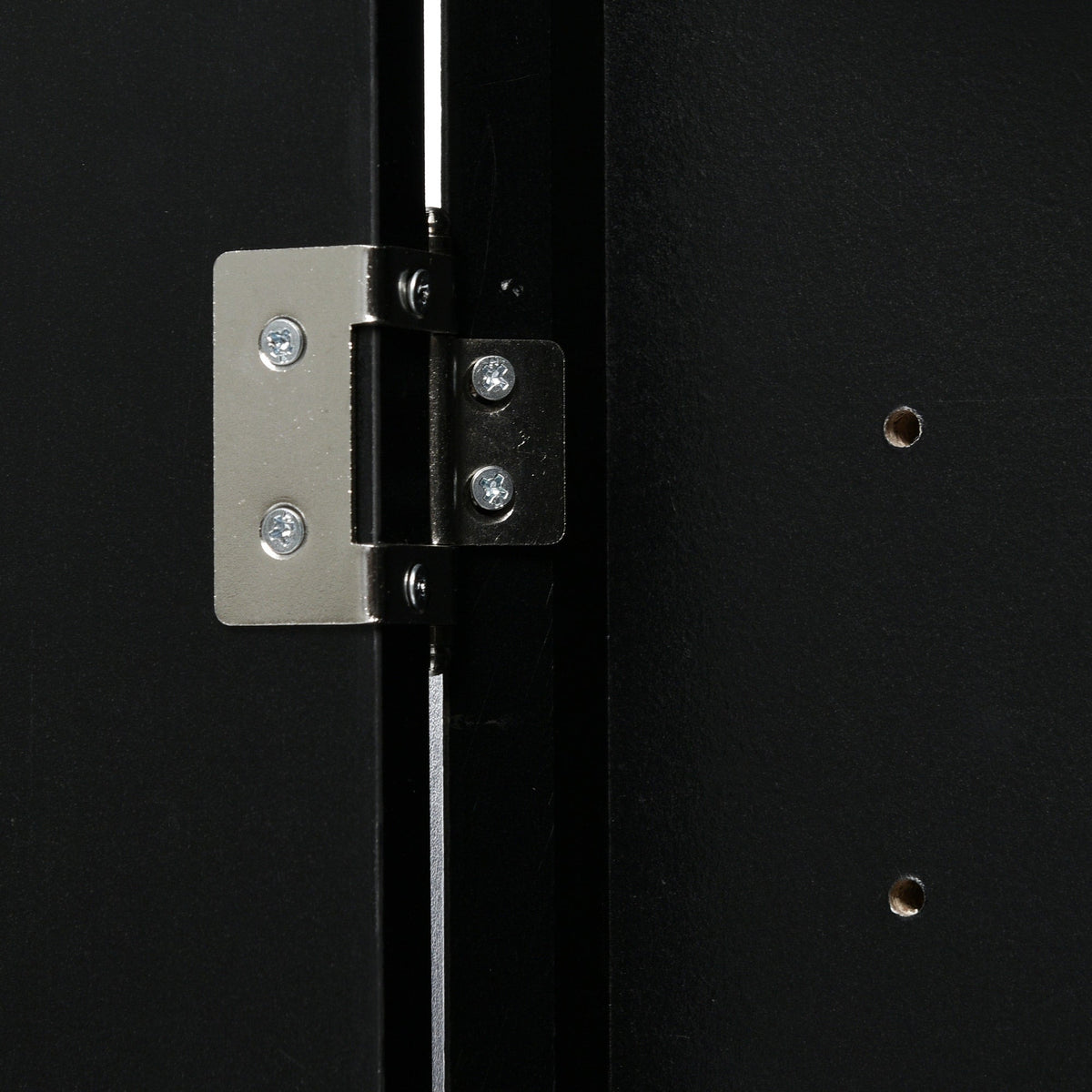 Siavonce 17-in W x 32-in H Mdf Black Wall-mount Utility Storage Cabinet