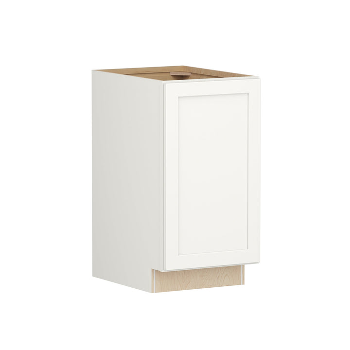 Shenandoah PRO Express Breckenridge 18-in W x 34.5-in H x 24-in D Linen Full Overlay Base Fully Assembled Plywood Cabinet (Recessed Panel Shaker Door Style)