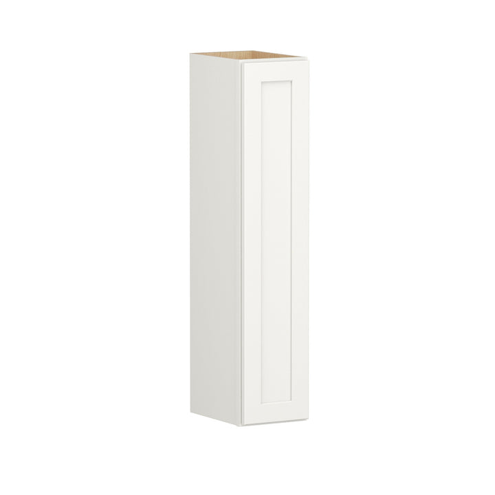 Shenandoah PRO Express Breckenridge 9-in W x 42.125-in H x 12-in D Linen Full Overlay Wall Fully Assembled Plywood Cabinet (Recessed Panel Shaker Door Style)